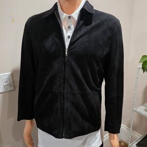 Vintage Hugo Boss Reversible Kona Jacket 100% Lambskin Size 38 Regular